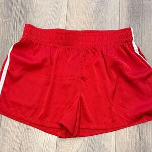 Harlow Red Women's Athletic Shorts